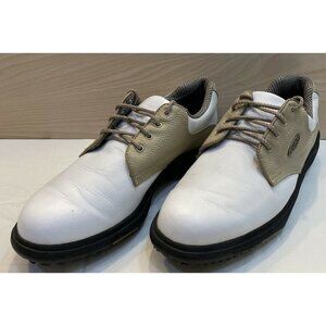 Women's Footjoy Golf Shoes White/Tan Size 8 Soft Spikes